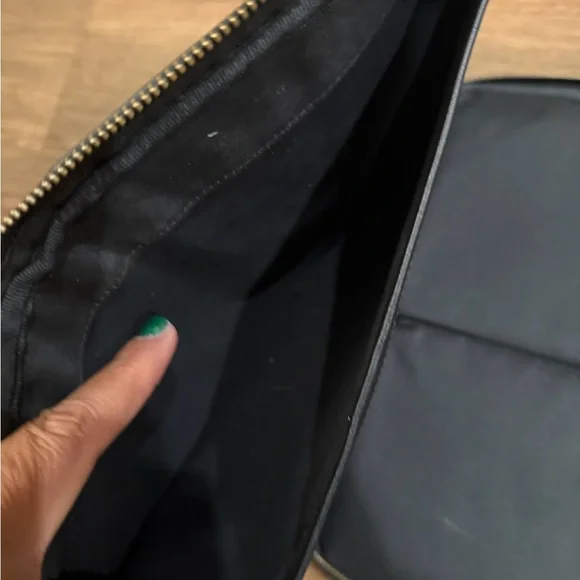 Vtg Coach Portfolio Black Leather - Picture 5 of 14